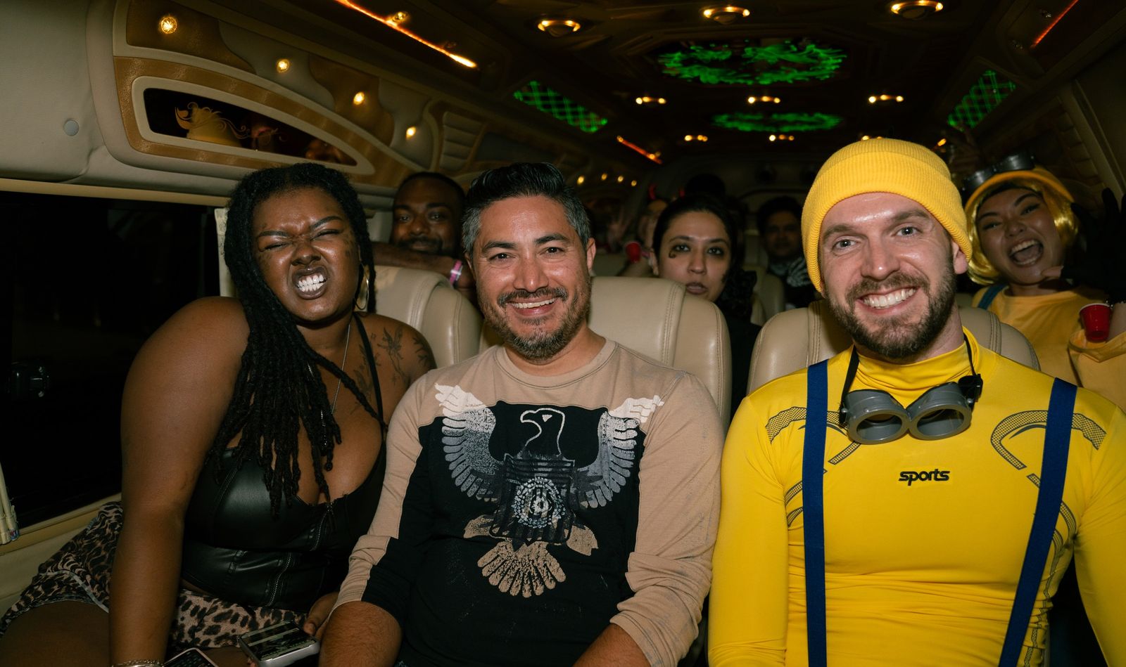 Group transport between Halloween Crawl venues